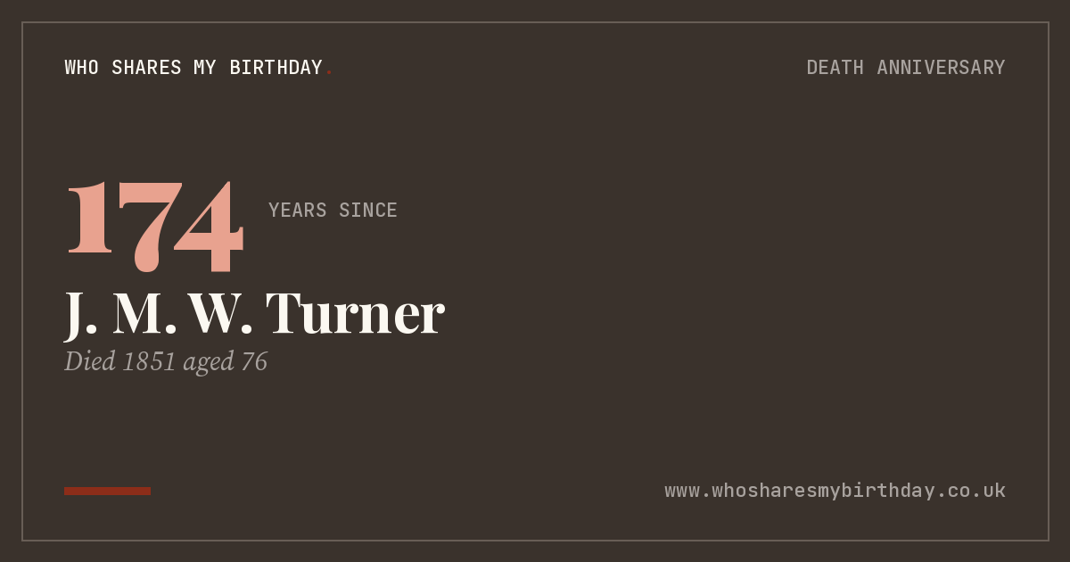 J. M. W. Turner