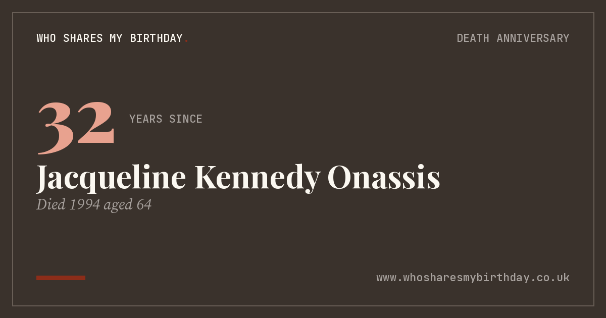 Jacqueline Kennedy Onassis