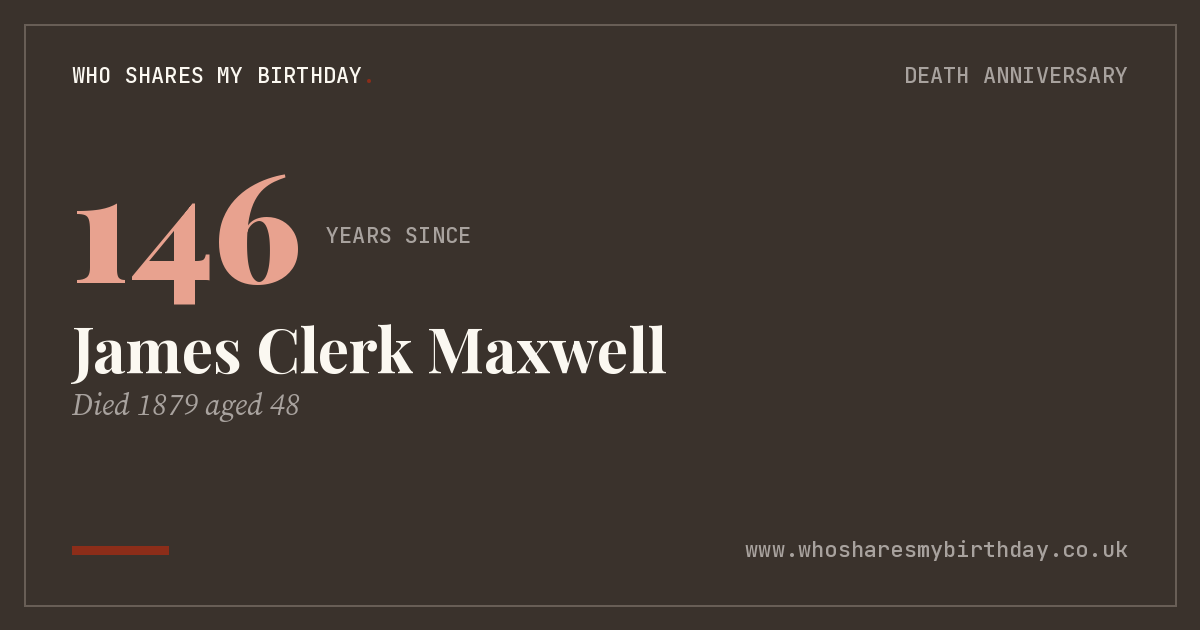 James Clerk Maxwell