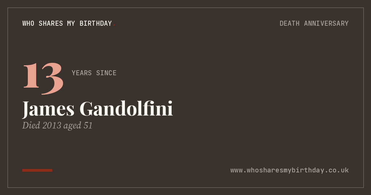 James Gandolfini