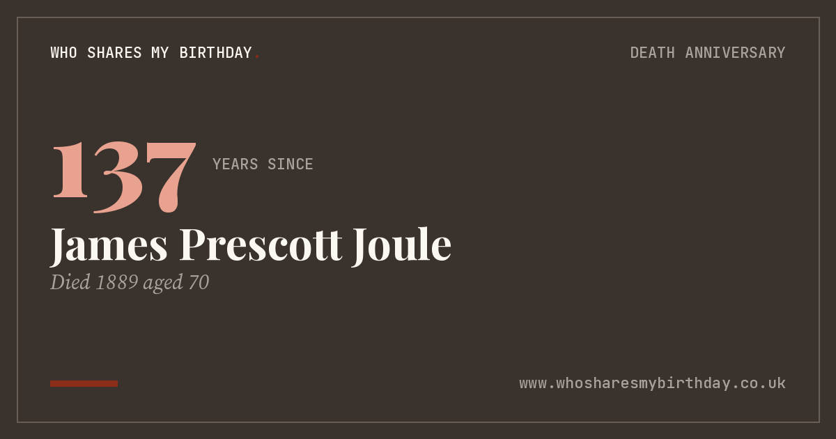 James Prescott Joule
