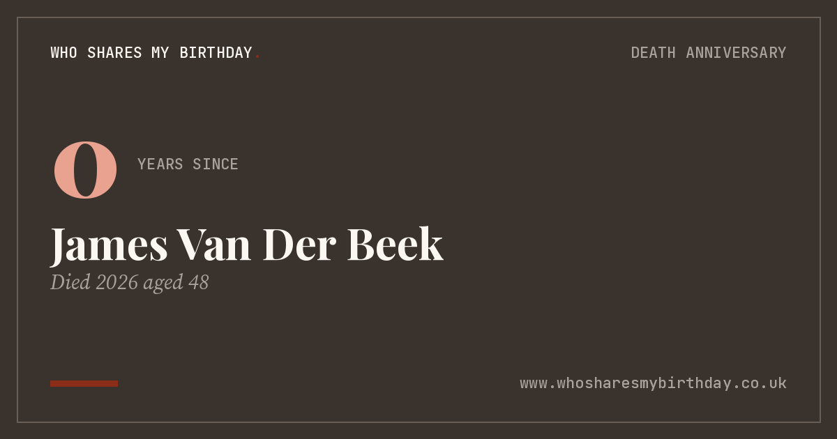 James Van Der Beek