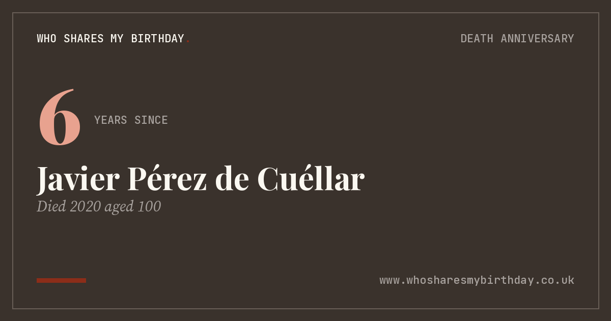 Javier Pérez de Cuéllar
