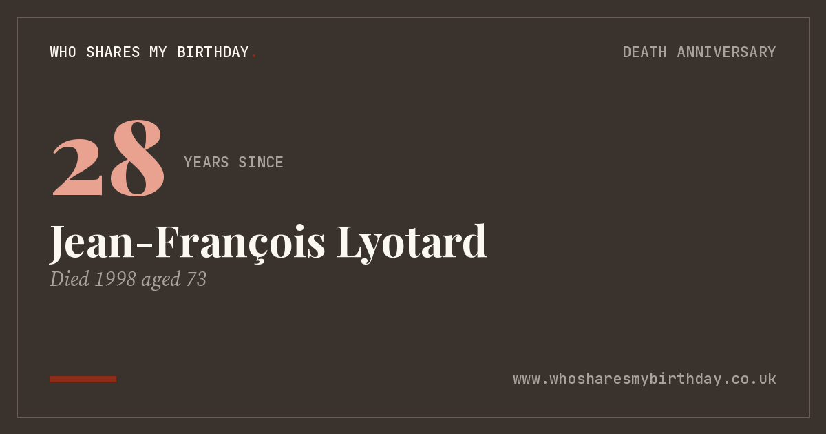 Jean-François Lyotard