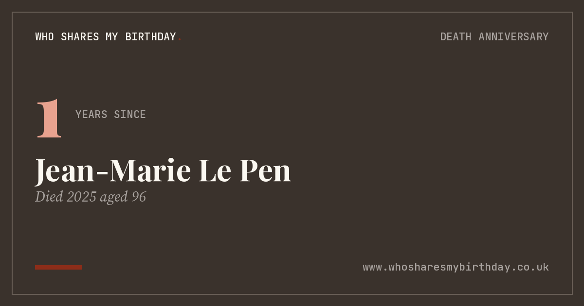 Jean-Marie Le Pen