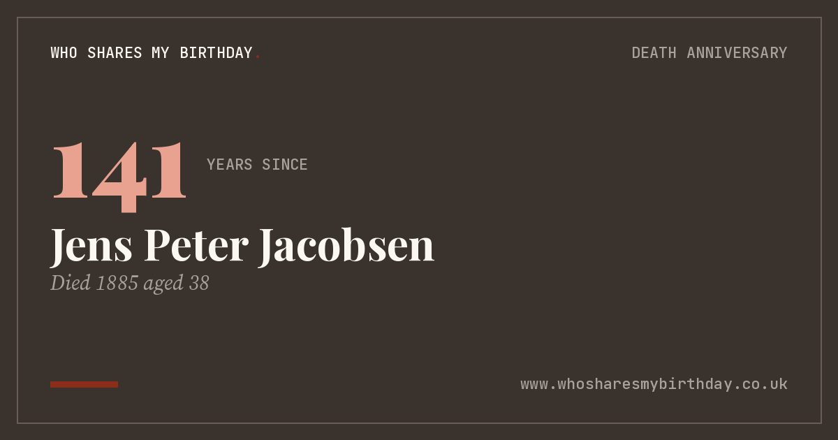 Jens Peter Jacobsen