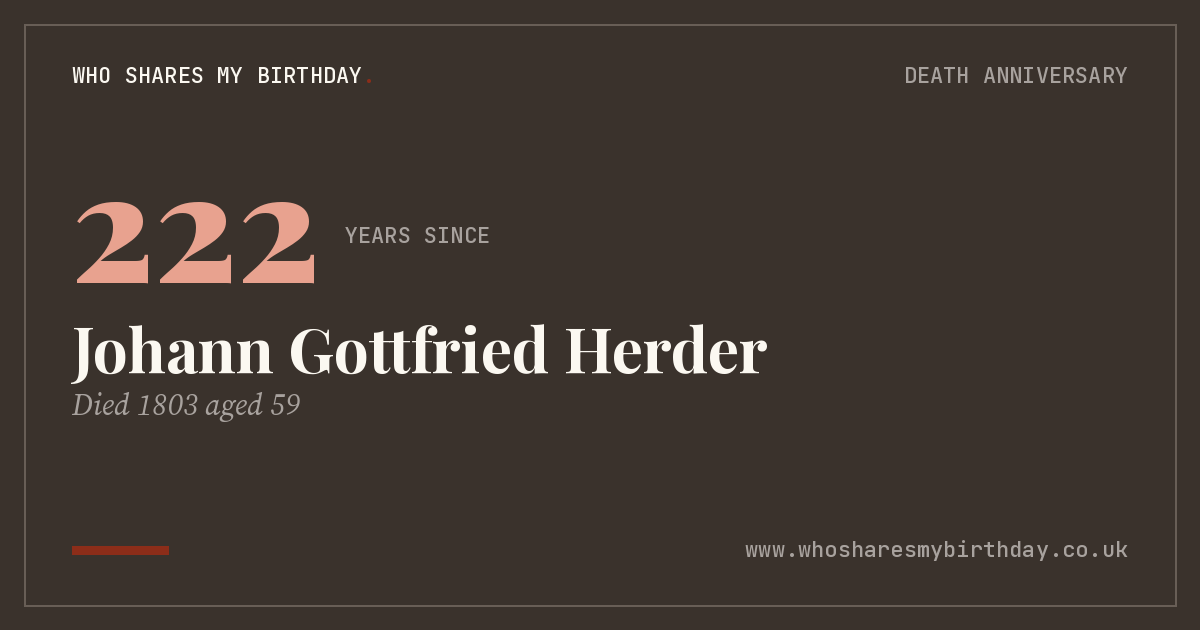 Johann Gottfried Herder