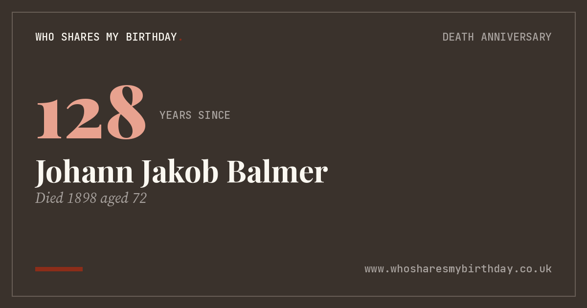 Johann Jakob Balmer
