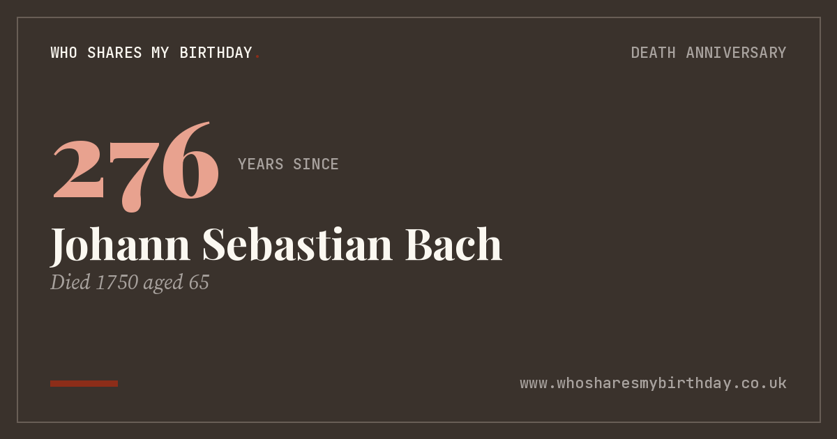 Johann Sebastian Bach