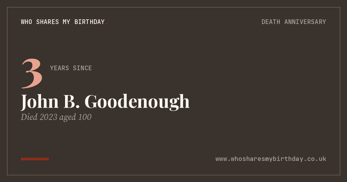 John B. Goodenough