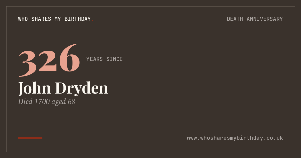 John Dryden
