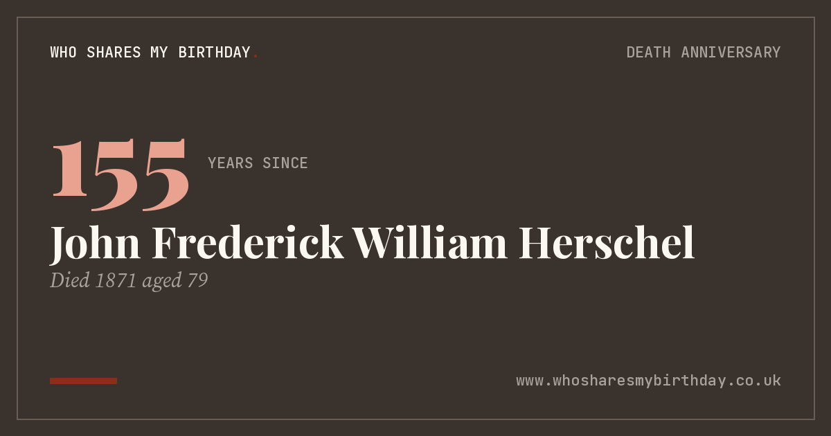 John Frederick William Herschel
