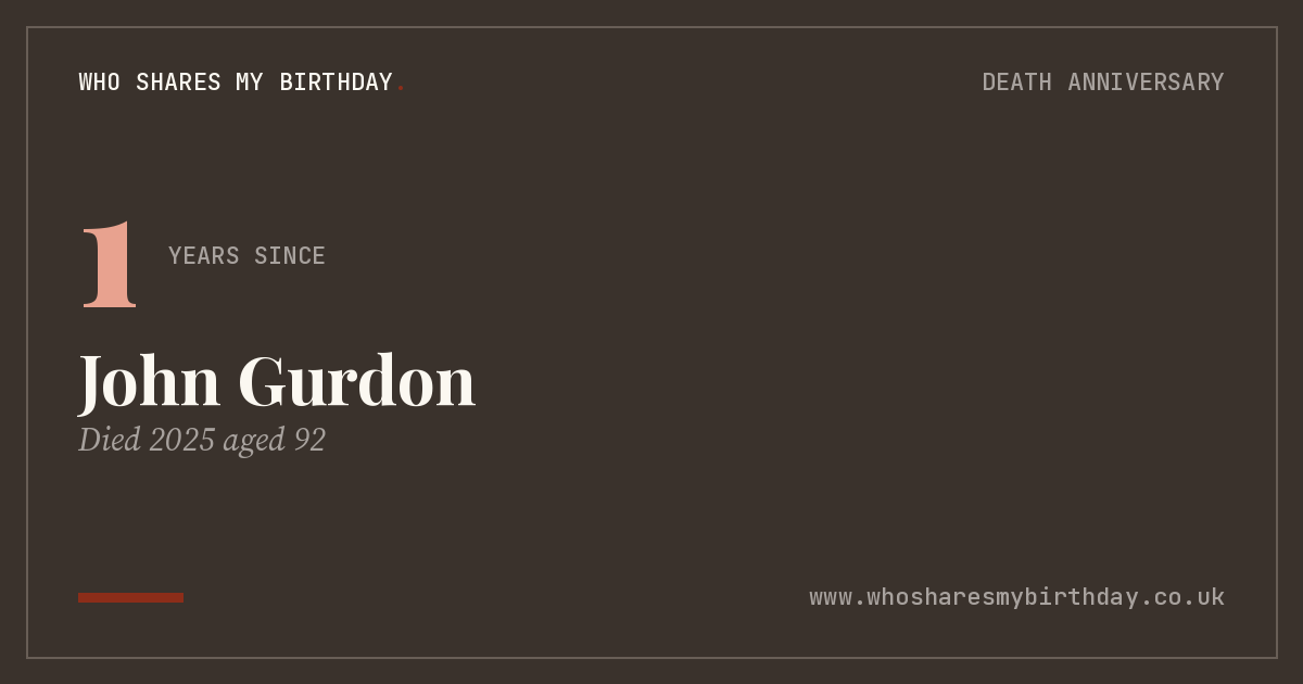 John Gurdon