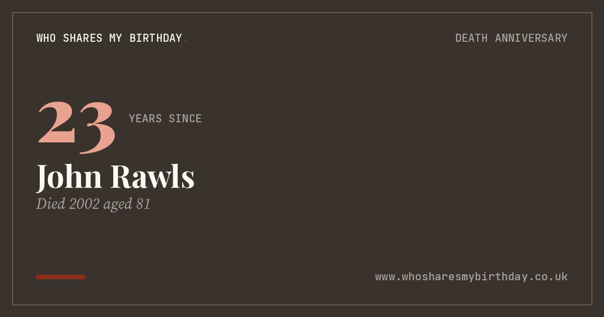 John Rawls