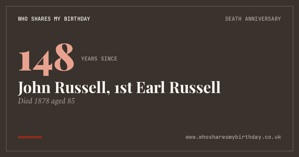 John Russell, 1st Earl Russell