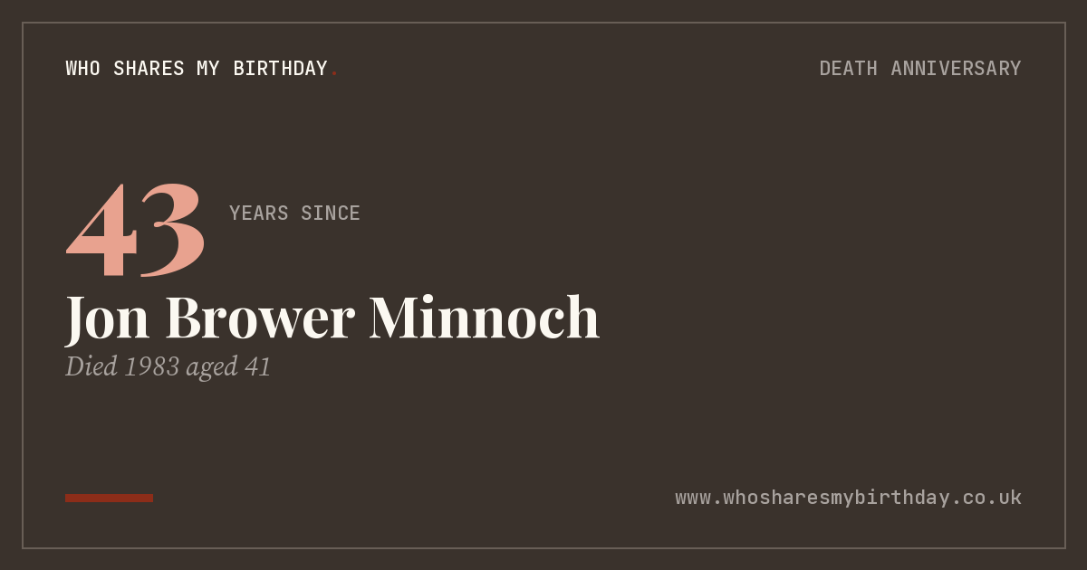 Jon Brower Minnoch