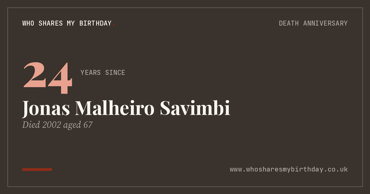 Jonas Malheiro Savimbi