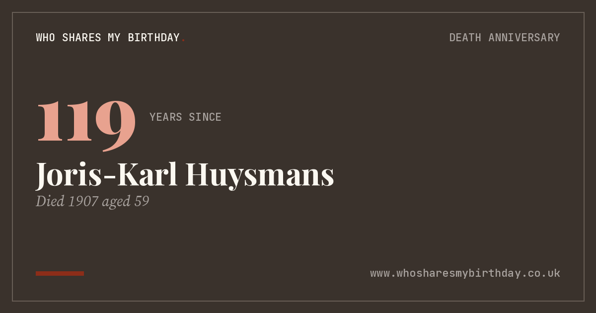 Joris-Karl Huysmans