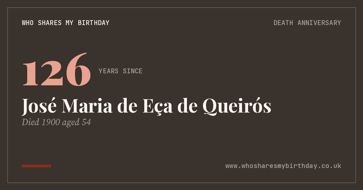 José Maria de Eça de Queirós