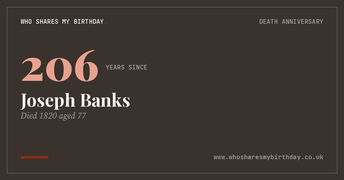 Joseph Banks