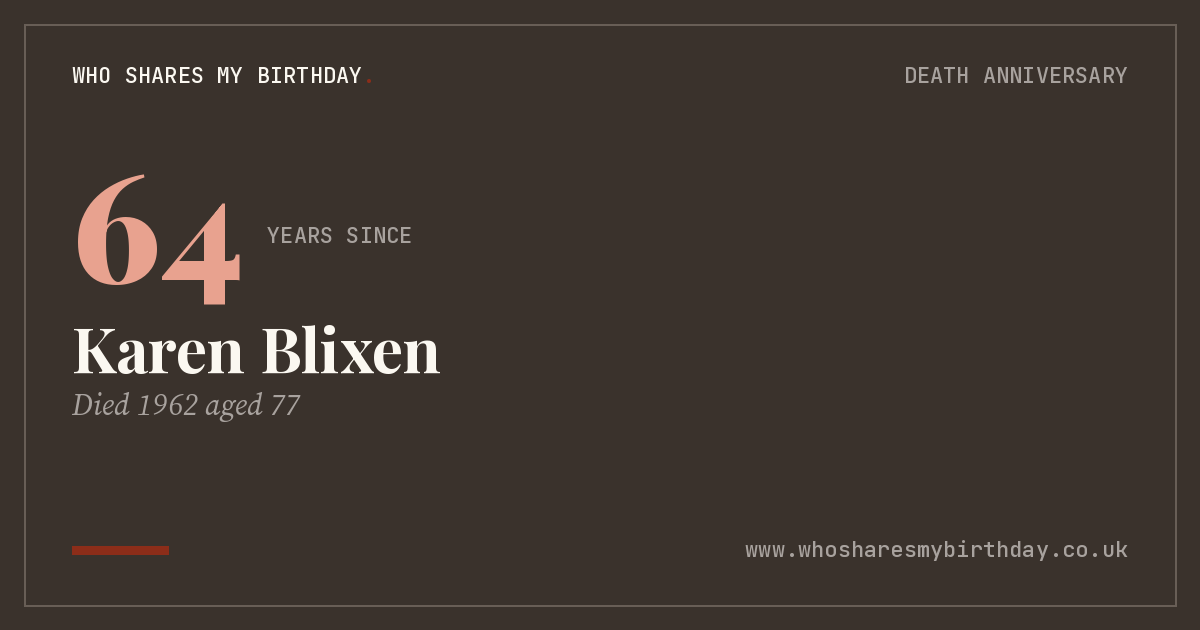 Karen Blixen