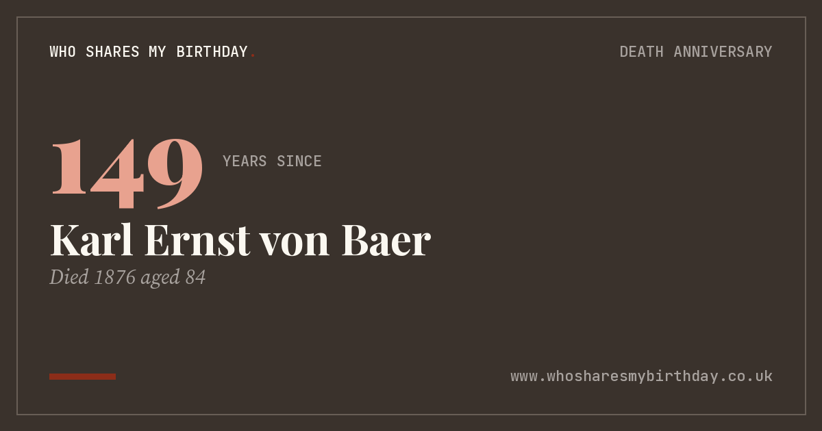 Karl Ernst von Baer