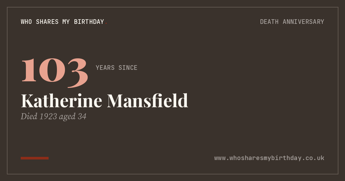 Katherine Mansfield