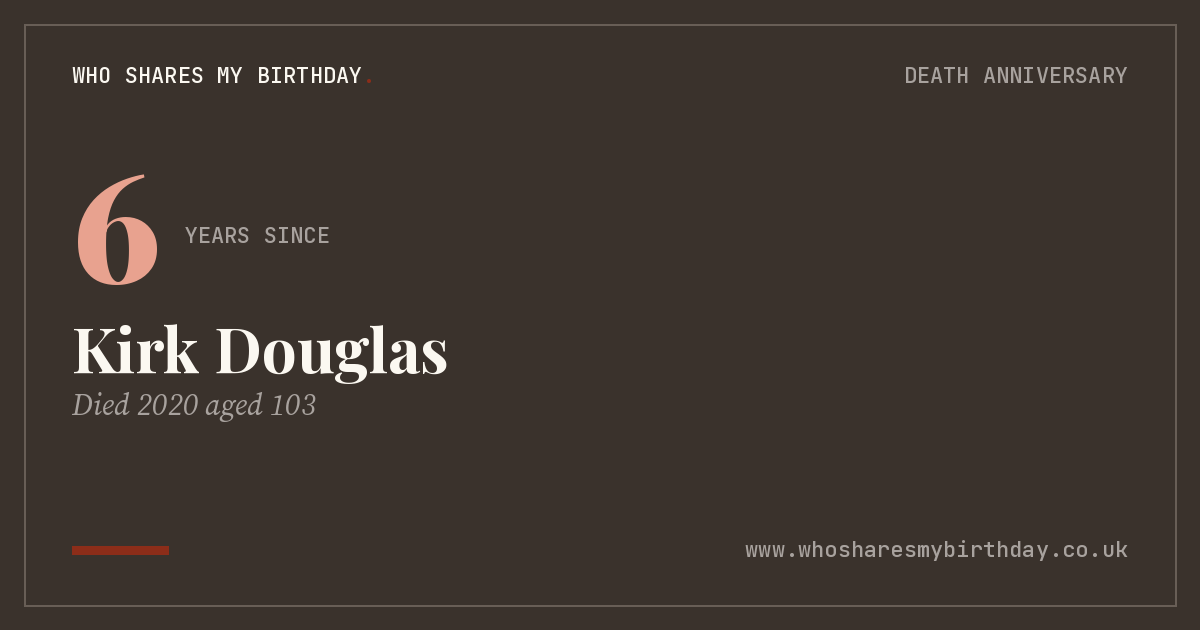 Kirk Douglas
