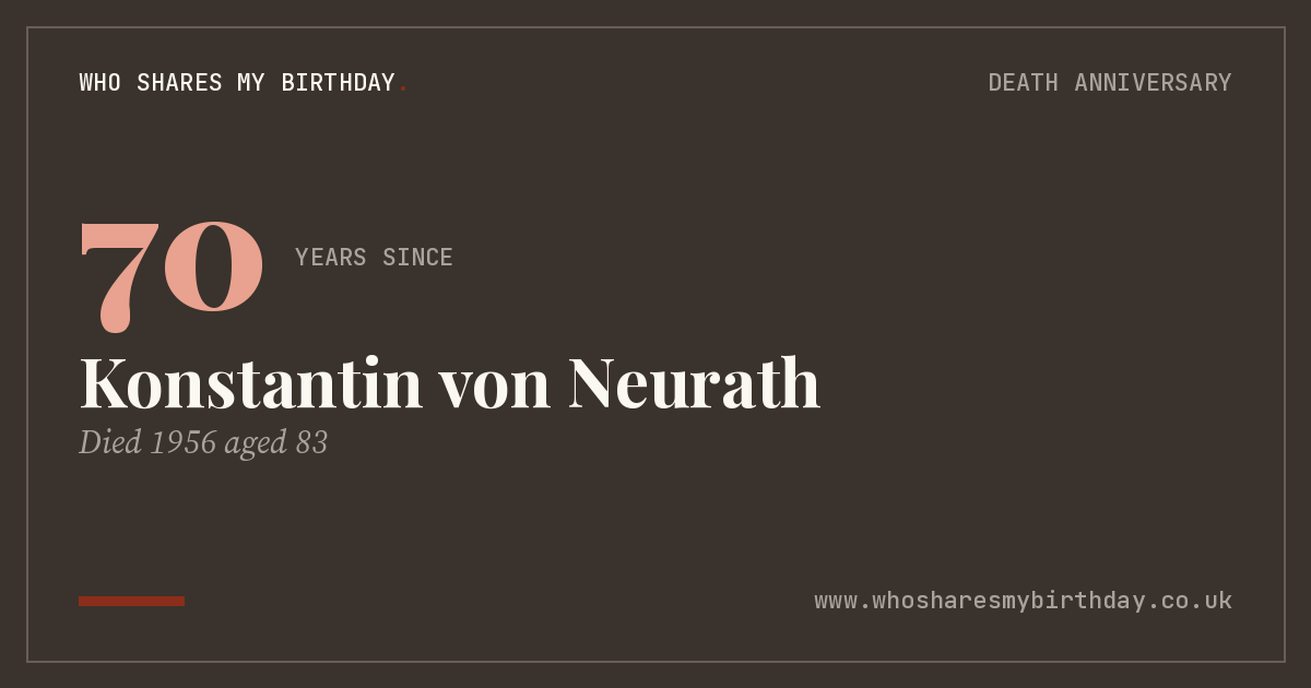 Konstantin von Neurath