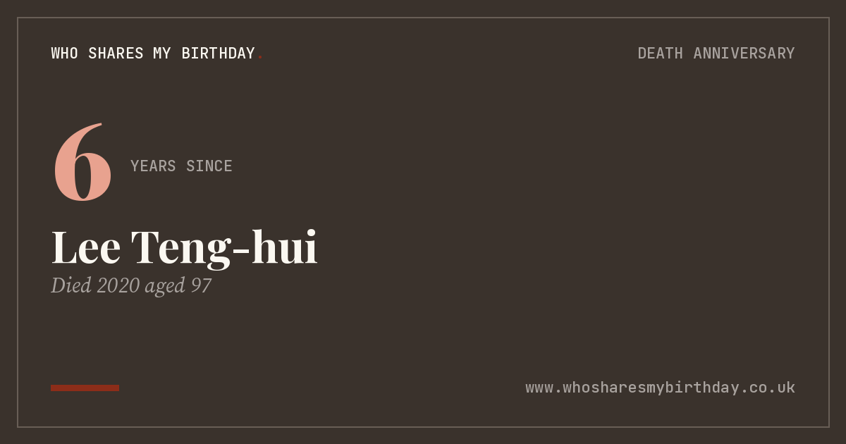 Lee Teng-hui