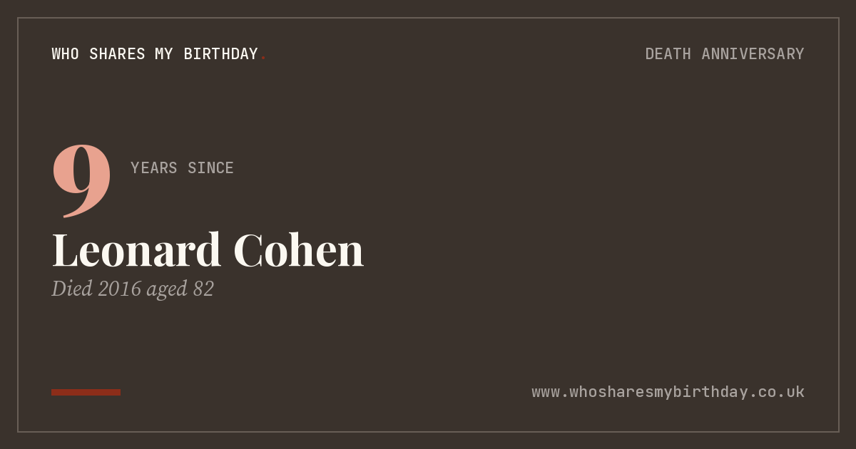 Leonard Cohen