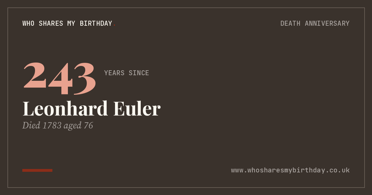 Leonhard Euler