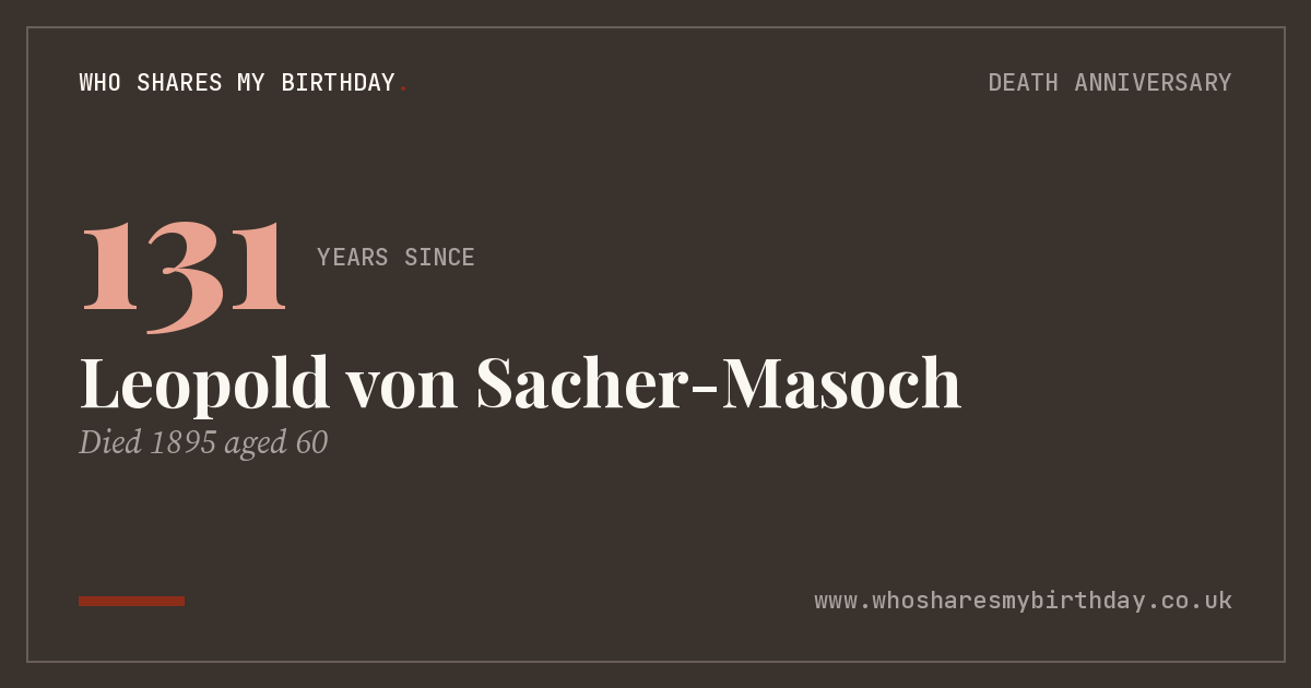 Leopold von Sacher-Masoch