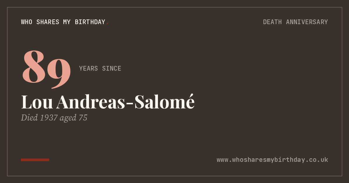 Lou Andreas-Salomé