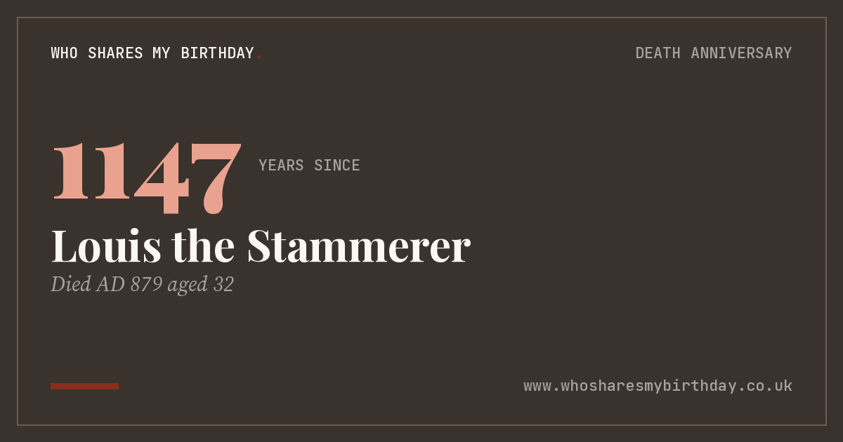Louis the Stammerer