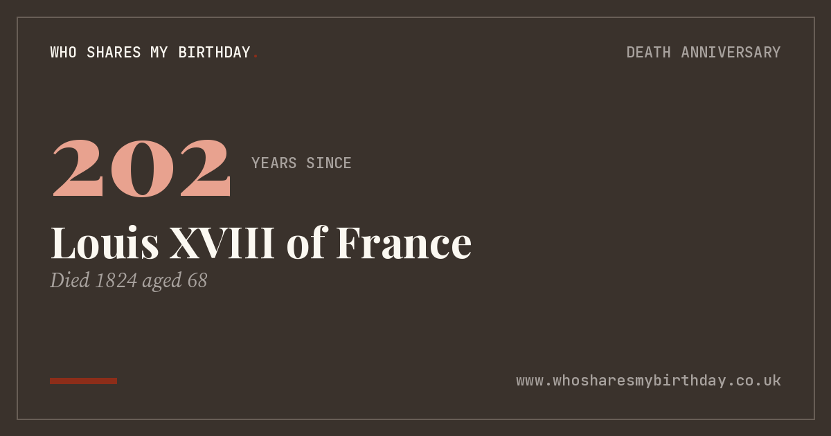 Louis XVIII of France