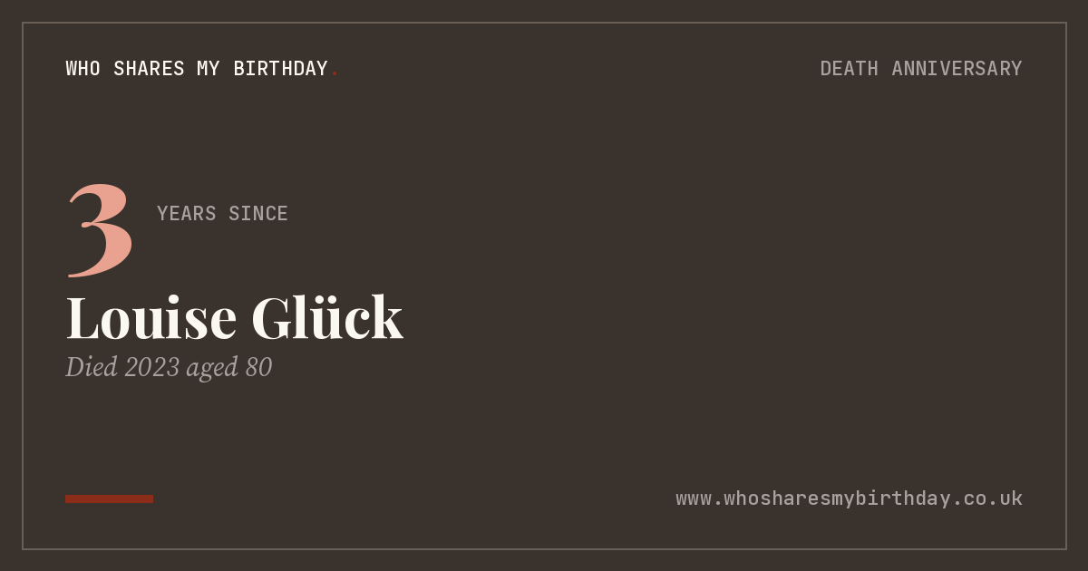Louise Glück