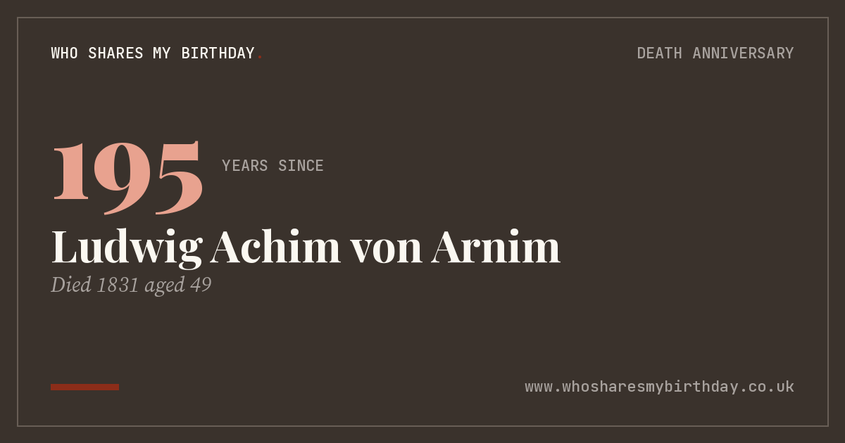 Ludwig Achim von Arnim