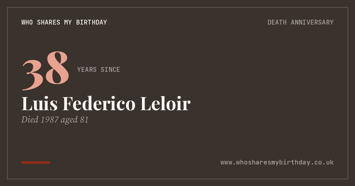 Luis Federico Leloir
