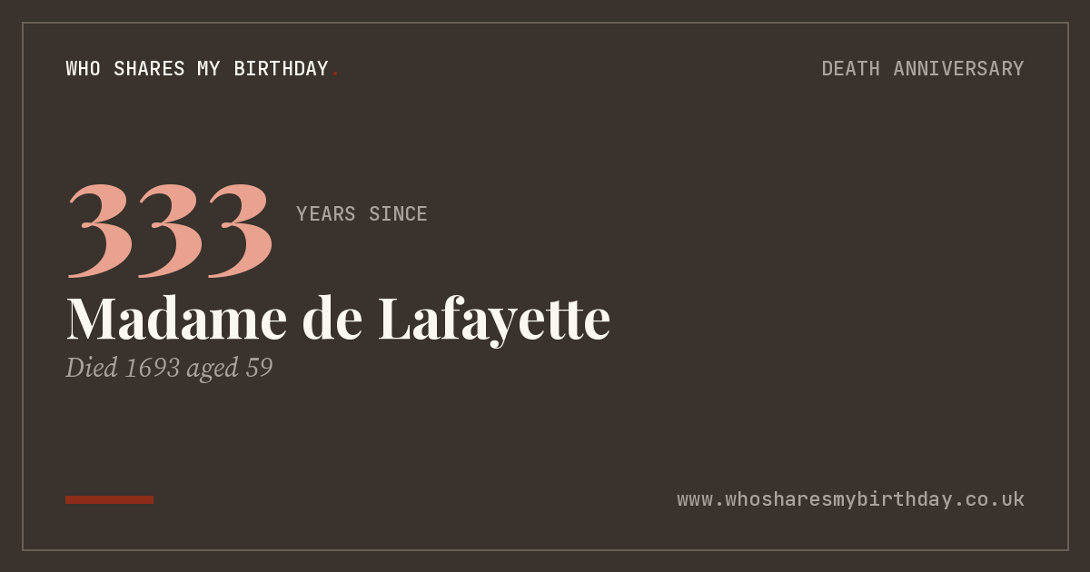 Madame de Lafayette