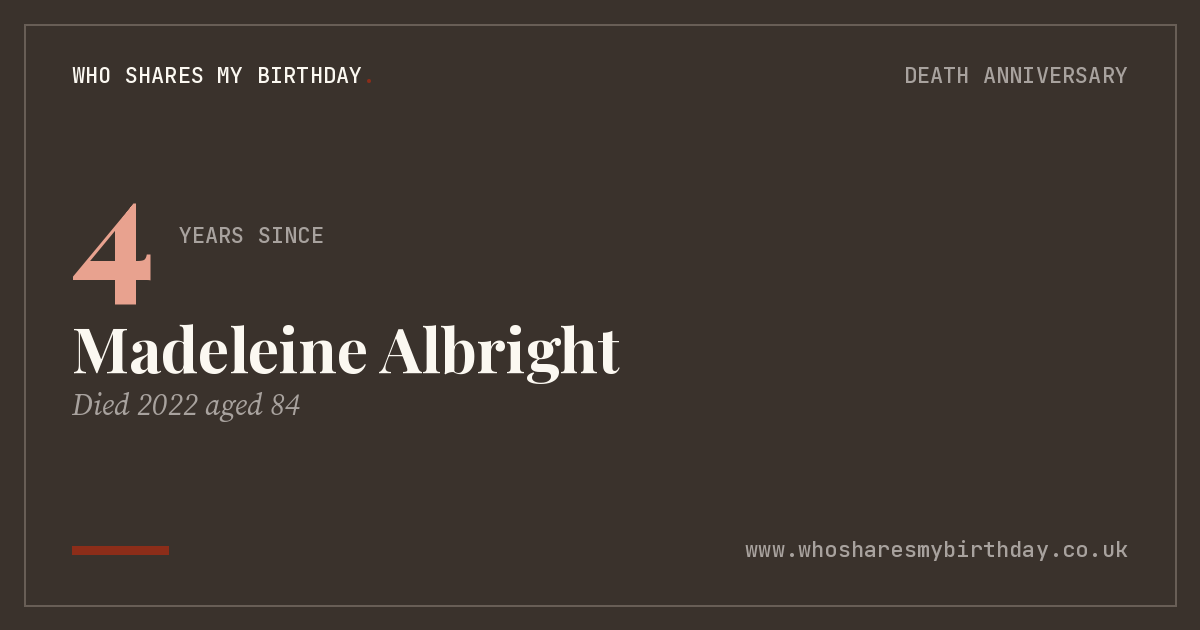 Madeleine Albright