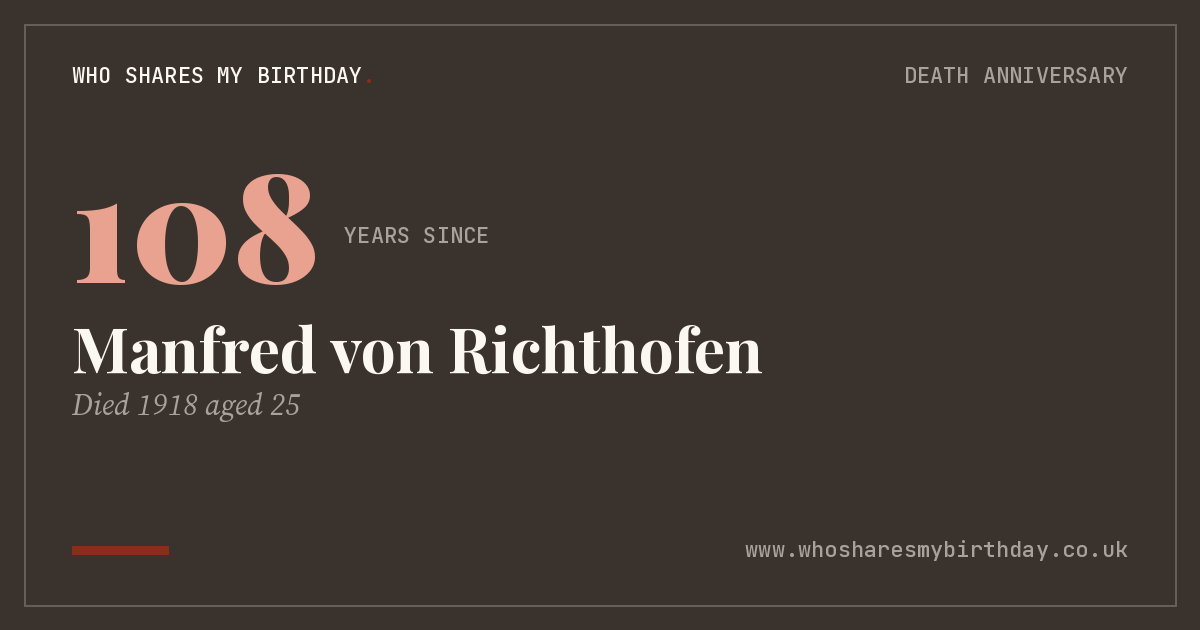 Manfred von Richthofen