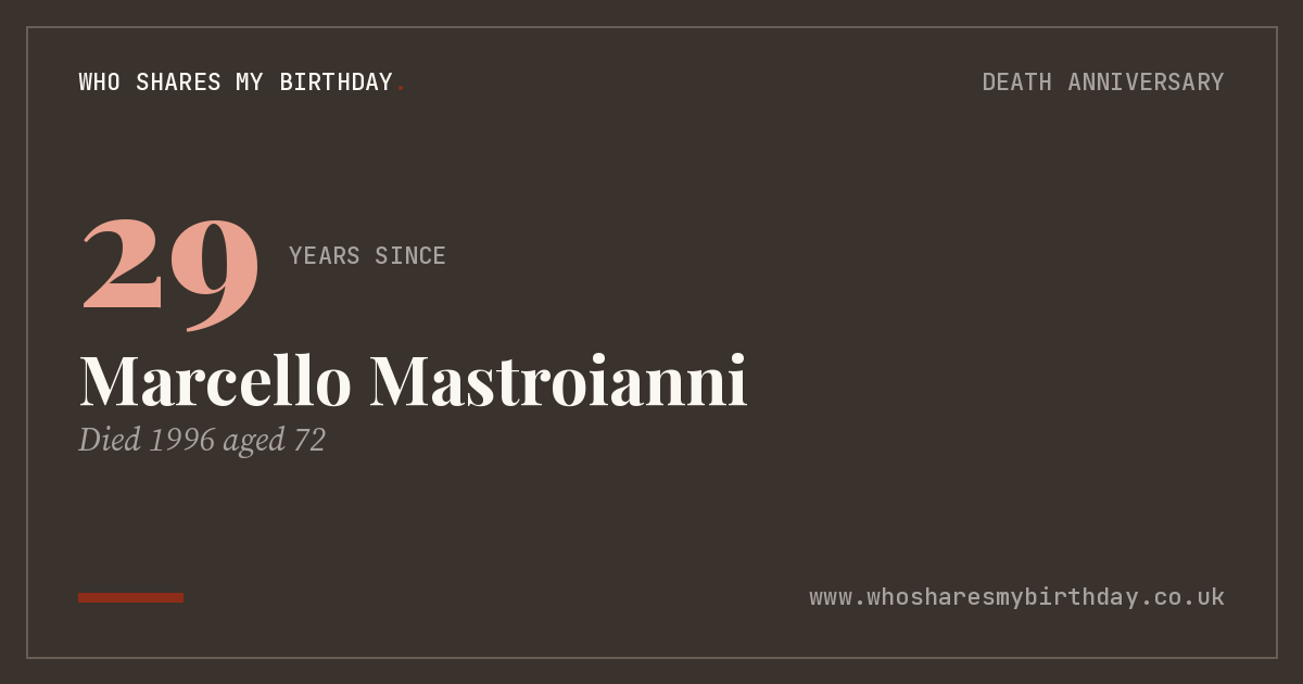 Marcello Mastroianni