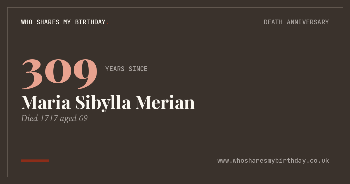 Maria Sibylla Merian