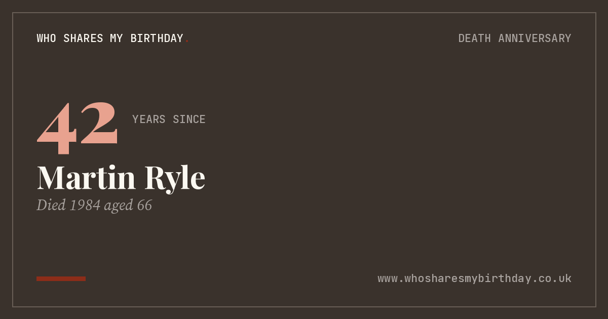Martin Ryle