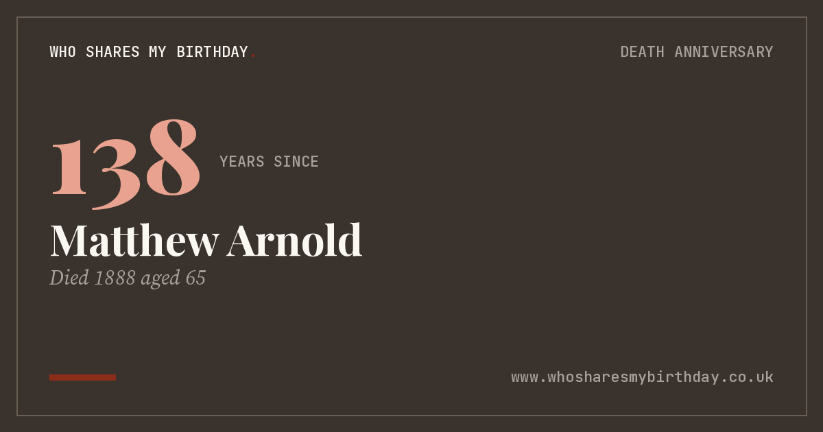 Matthew Arnold
