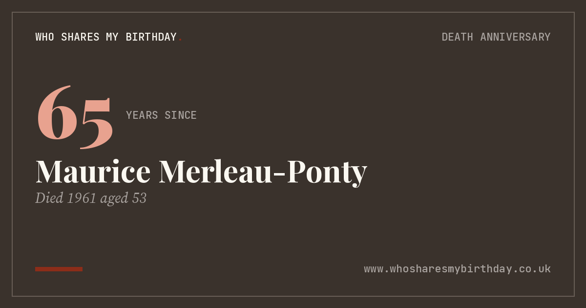 Maurice Merleau-Ponty