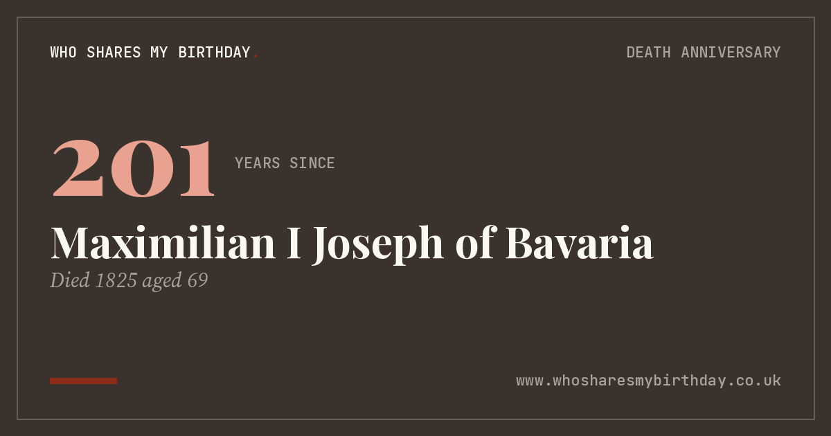 Maximilian I Joseph of Bavaria
