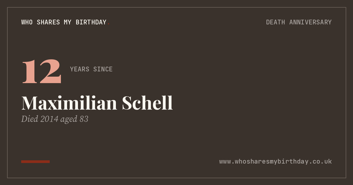 Maximilian Schell