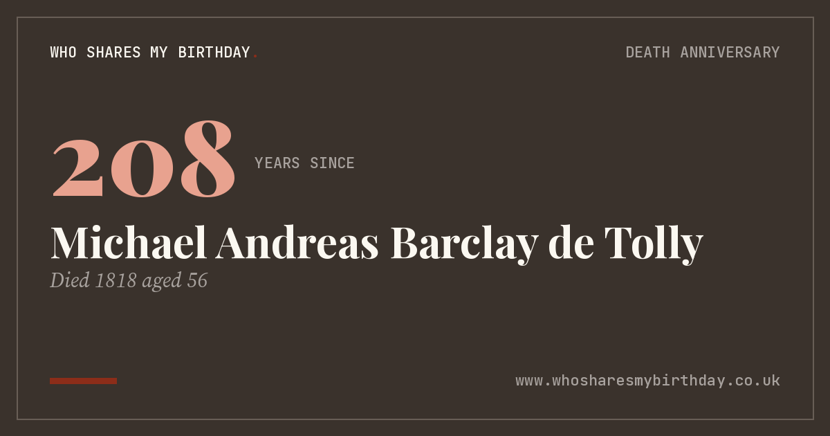 Michael Andreas Barclay de Tolly